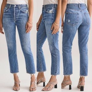 AGOLDE RILEY CROP JEAN